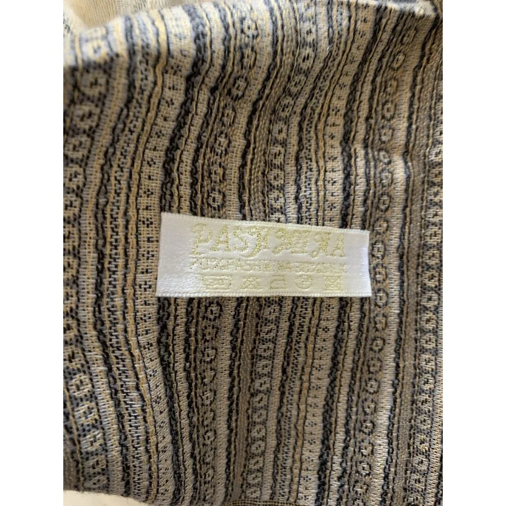 Paisley Pashmina Scarf Women Multicolor Woven Fringe Shawl Colorful Cozy 68